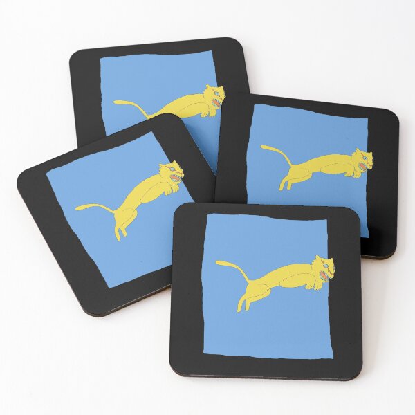 Item preview, Jumping Tiger - Golden, Blue designed and sold by Chubuter.