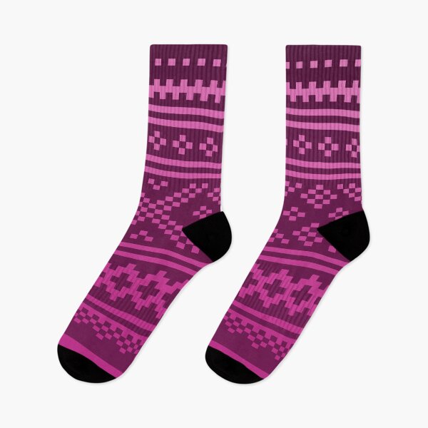 Item preview, norwegian knitting pattern from setesdal in magenta designed and sold by weilertsen.