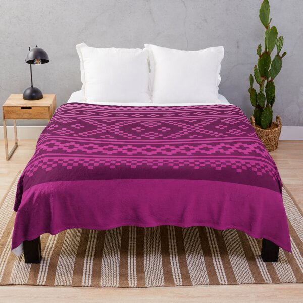 Item preview, norwegian knitting pattern from setesdal in magenta designed and sold by weilertsen.