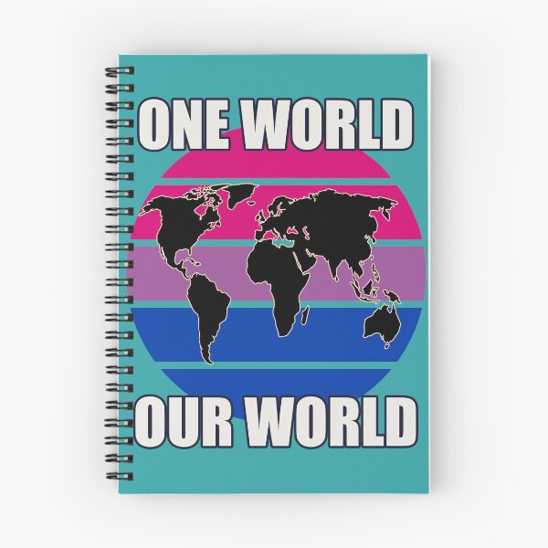 Item preview, One World, Our World - Bisexual Flag Colors designed and sold by HappySchnapper.