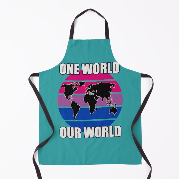 Item preview, One World, Our World - Bisexual Flag Colors designed and sold by HappySchnapper.