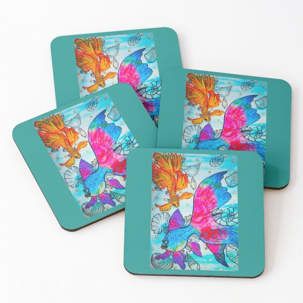 Item preview, Funny Fish Pair  designed and sold by Artcartstart.