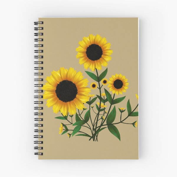 Artikelvorschau, Ästhetische Sonnenblumenillustration entworfen und verkauft von BeccaKenDesigns.