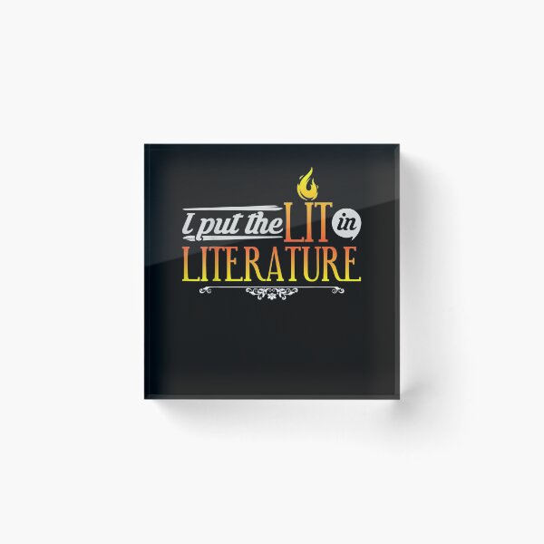 Item preview, Book Reading I Put The Lit In Literature Gift  designed and sold by rubysheila.