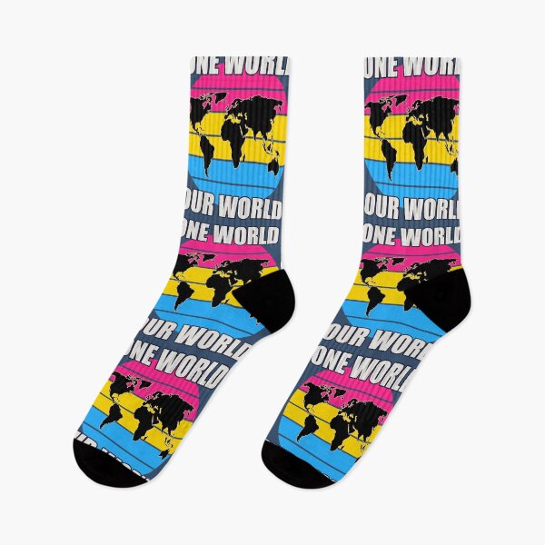 Item preview, One World, Our World - Pansexual Flag Colors designed and sold by HappySchnapper.