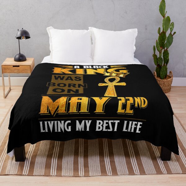 Item preview, The King In Black Was Born On May 22 Living My Best Gift designed and sold by rubysheila.