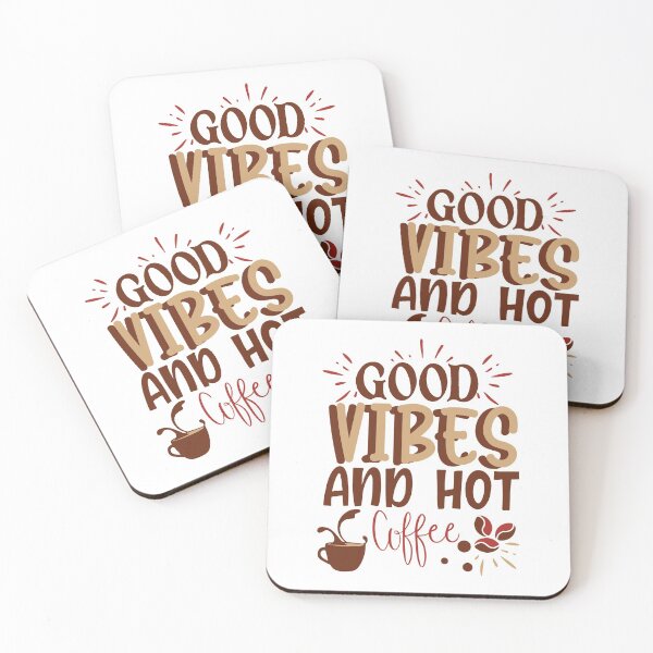 Item preview, Good vibes and hot coffee designed and sold by saulmedia.