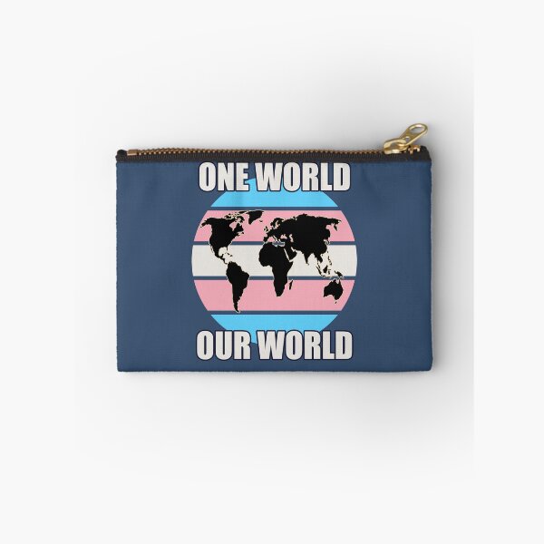 Item preview, One World, Our World - Transgender Flag Colors designed and sold by HappySchnapper.