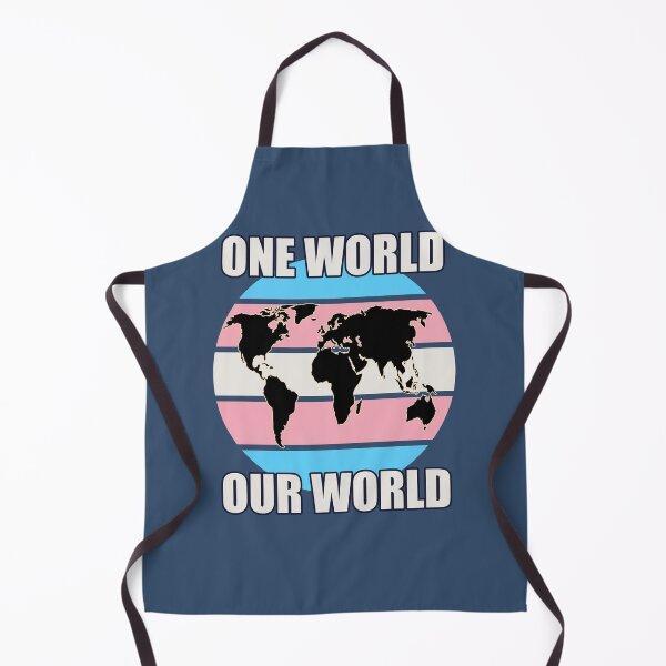 Item preview, One World, Our World - Transgender Flag Colors designed and sold by HappySchnapper.