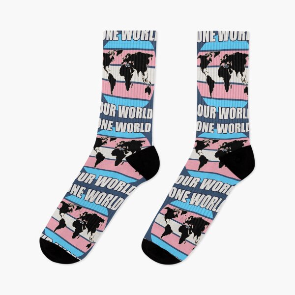 Item preview, One World, Our World - Transgender Flag Colors designed and sold by HappySchnapper.