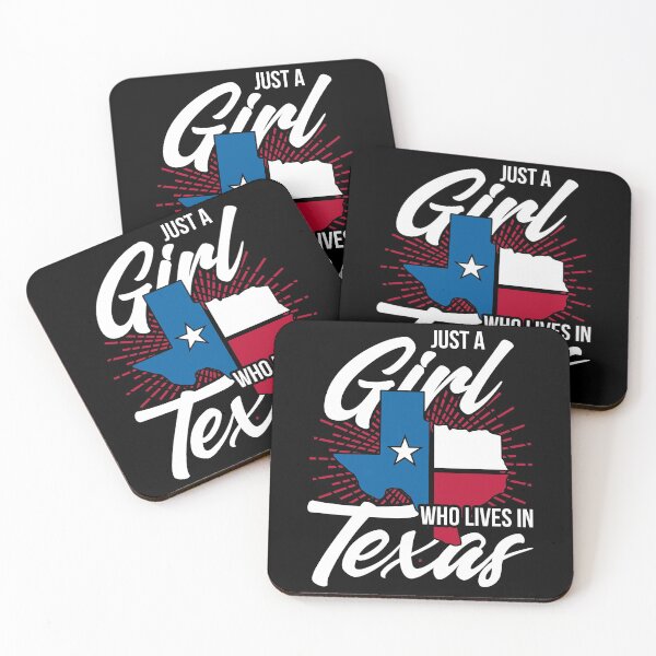 Item preview, Just A Girl Who Lives In Texas designed and sold by bestshirtdesign.