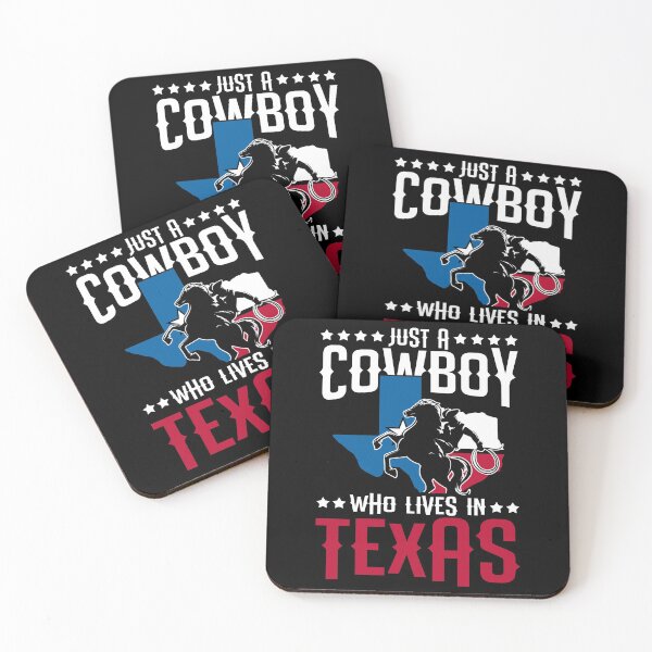 Item preview, Just A Cowboy Who Lives In Texas designed and sold by bestshirtdesign.