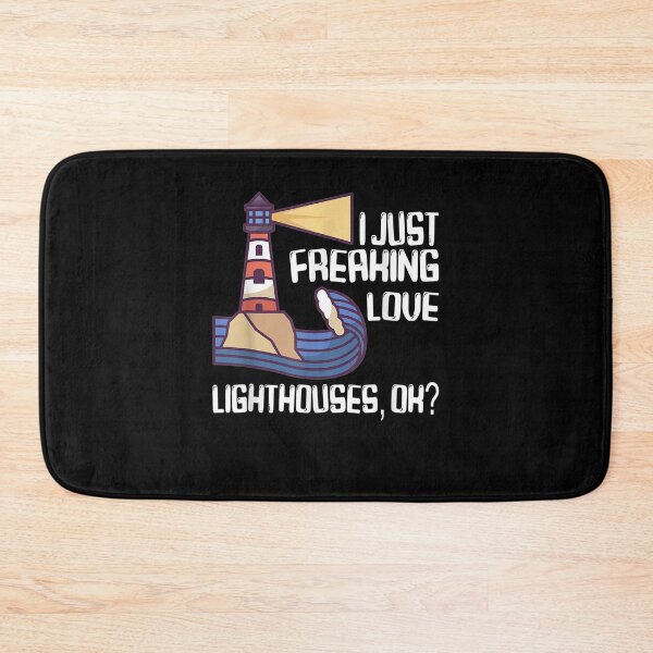 Item preview, Lighthouse Seaside Nautical I Just Love Lighthouse Gift  designed and sold by rubysheila.