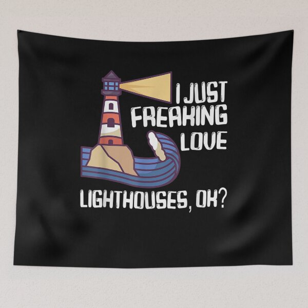 Item preview, Lighthouse Seaside Nautical I Just Love Lighthouse Gift  designed and sold by rubysheila.
