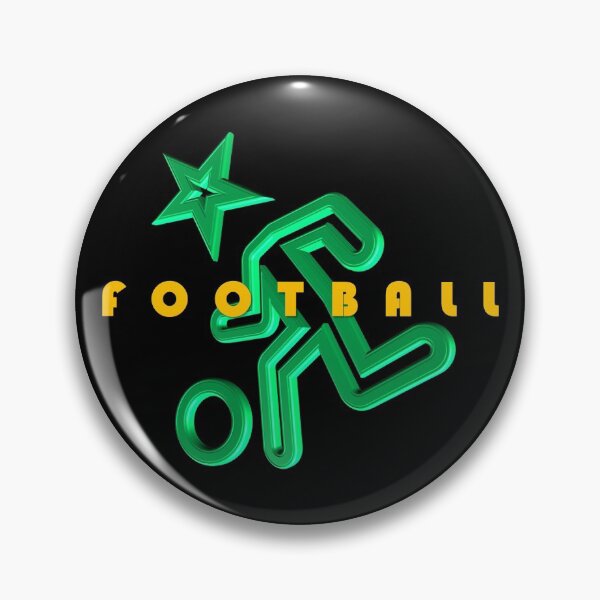 Artikelvorschau, Fußball ~ Grün & Gelb entworfen und verkauft von Boakes-Digital.