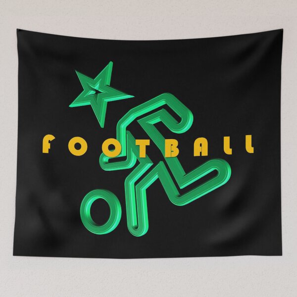 Item preview, Football ~ Green & Yellow designed and sold by Boakes-Digital.