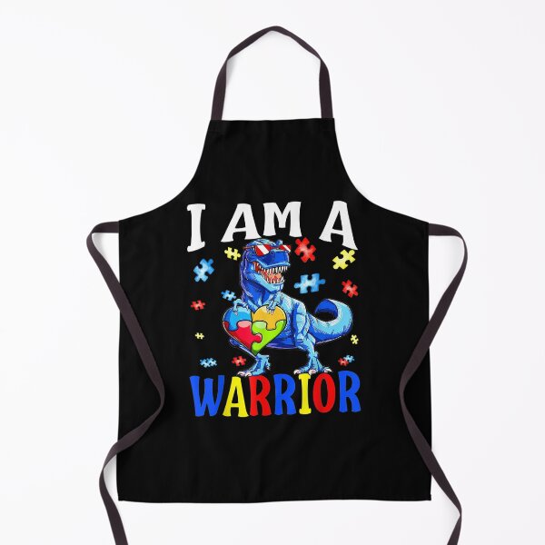 Item preview, I Am A Warrior Autism Family Dinosaur Autism Awareness Gift designed and sold by rubysheila.
