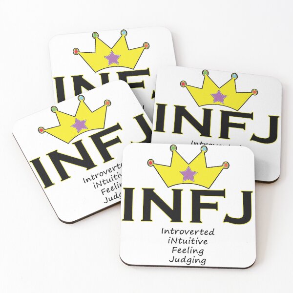 Item preview, INFJ - Typography Design 5 designed and sold by art-by-shadab.