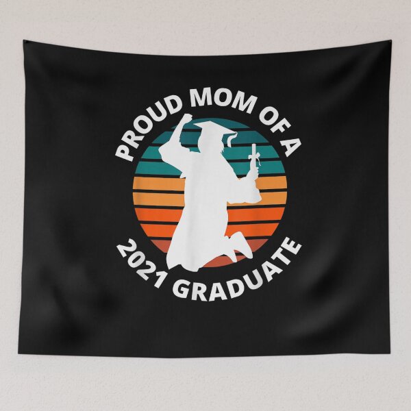 Item preview, Proud Mom Of A 2021 Graduate School Seniors Education Gift  designed and sold by rubysheila.