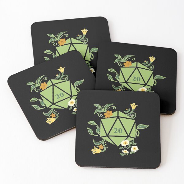 Item preview, Polyhedral D20 Dice Plants Flowers and Succulents Lovers designed and sold by pixeptional.