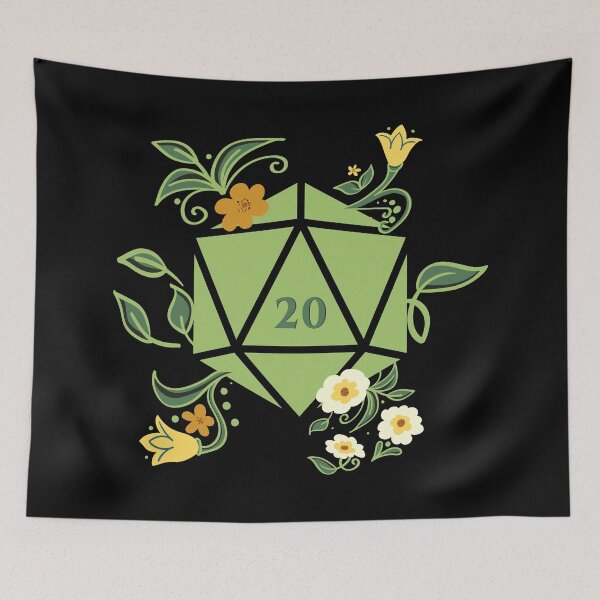 Item preview, Polyhedral D20 Dice Plants Flowers and Succulents Lovers designed and sold by pixeptional.
