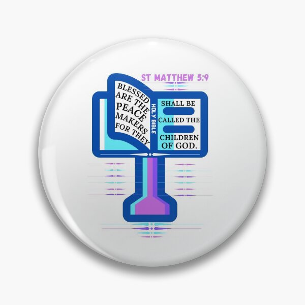 Item preview, St Matthew 5:9,Blessed are the peace makers-God's children designed and sold by Mammanation.