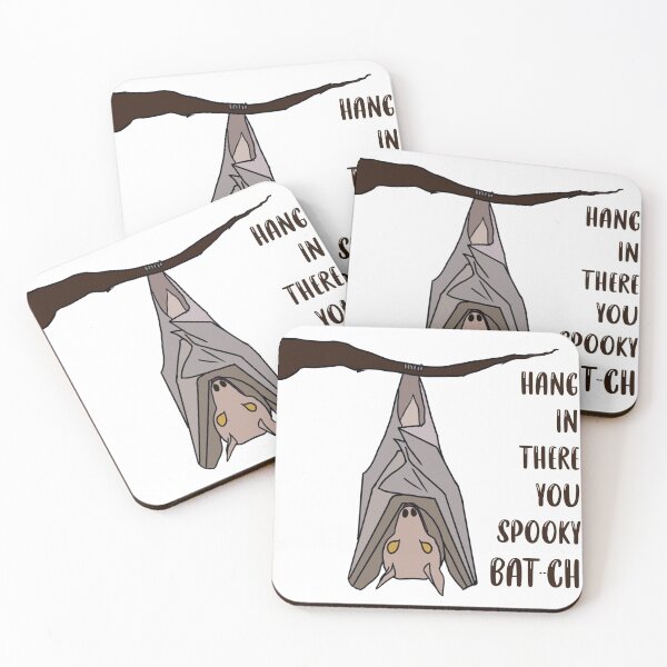 Item preview, Hang in there bat pun designed and sold by TheCraftMystic.