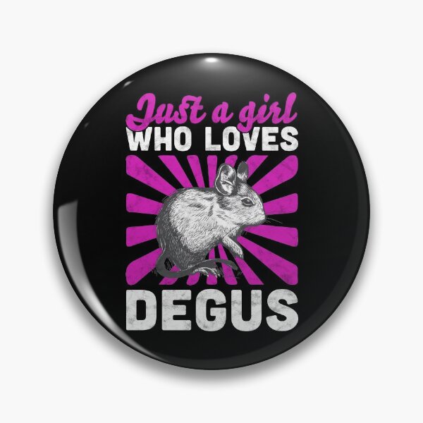 Item preview, Girl who loves degu rodent owner saying designed and sold by madgrfx.