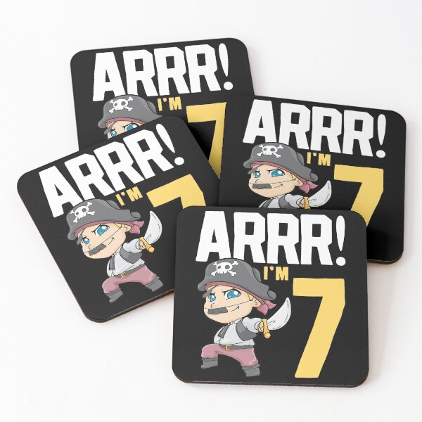 Item preview, 7th Birthday Pirate Seven Years Old designed and sold by CreativeGiftShp.