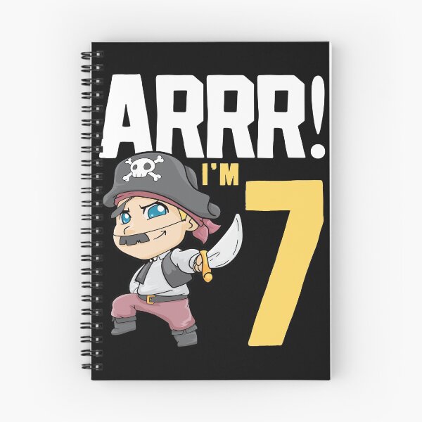 Item preview, 7th Birthday Pirate Seven Years Old designed and sold by CreativeGiftShp.