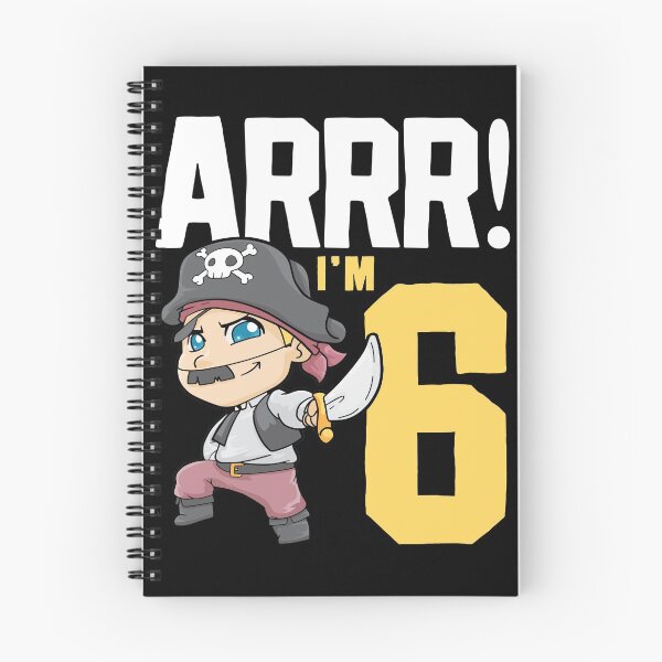 Item preview, 6th Birthday Pirate Six Years Old designed and sold by CreativeGiftShp.