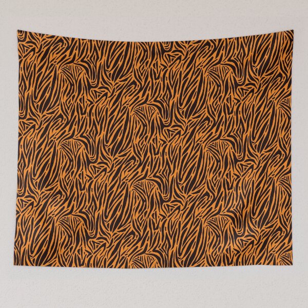 Item preview, Pattern With Orange Zebra Tiger designed and sold by SSK Designs.