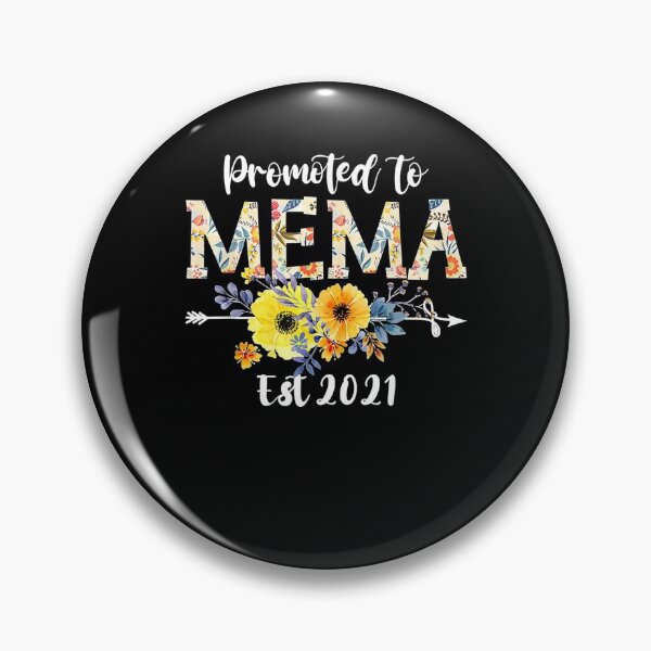Item preview, Promoted To Mema Est 2021 Floral Mom Grandma Mothers Day Gift  designed and sold by rubysheila.