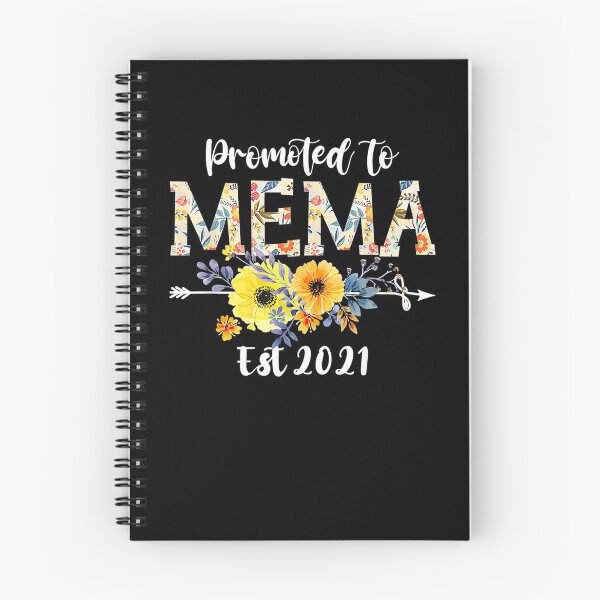 Item preview, Promoted To Mema Est 2021 Floral Mom Grandma Mothers Day Gift  designed and sold by rubysheila.