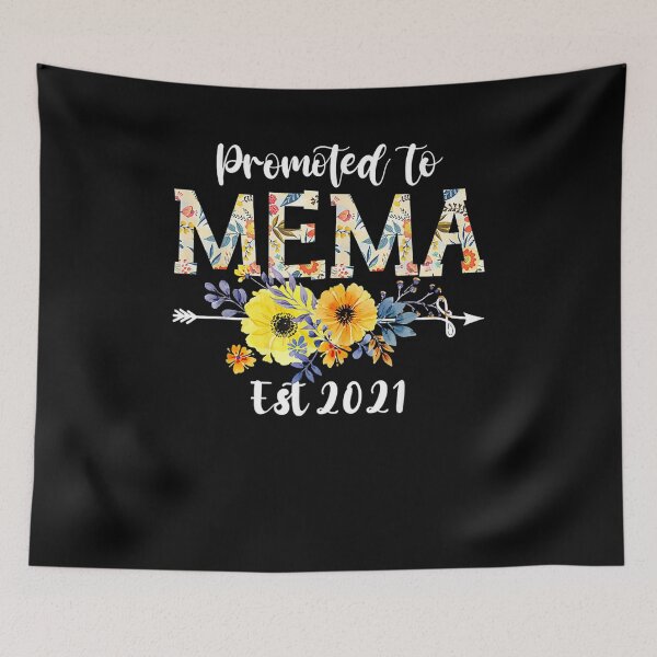 Item preview, Promoted To Mema Est 2021 Floral Mom Grandma Mothers Day Gift  designed and sold by rubysheila.
