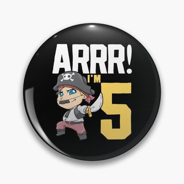 Item preview, 5th Birthday Pirate Five Years Old designed and sold by CreativeGiftShp.