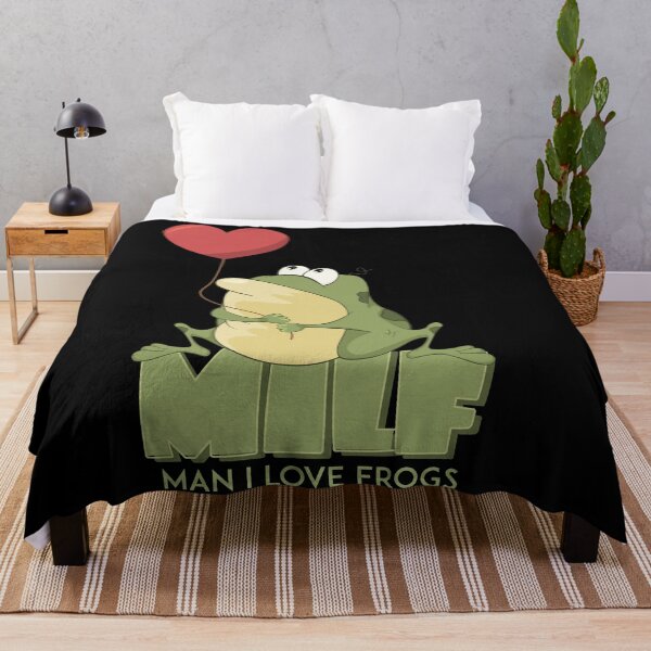 Item preview, Man I Love Frogs I love Milfs Funny designed and sold by Urosek.