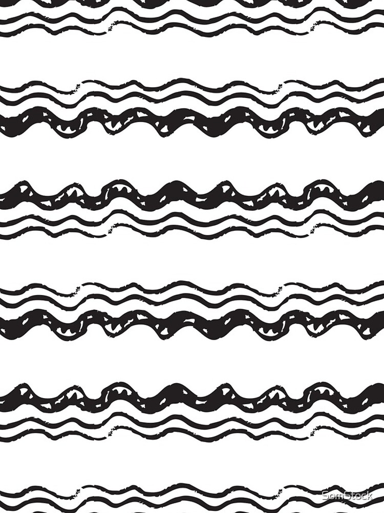 Thumbnail 5 of 5, iPhone Case, Abstract wavy pattern designed and sold by SomStock.