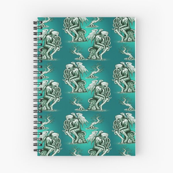 Item preview, Cthulhu el Cthinker en Creepy Teal designed and sold by jenithea.