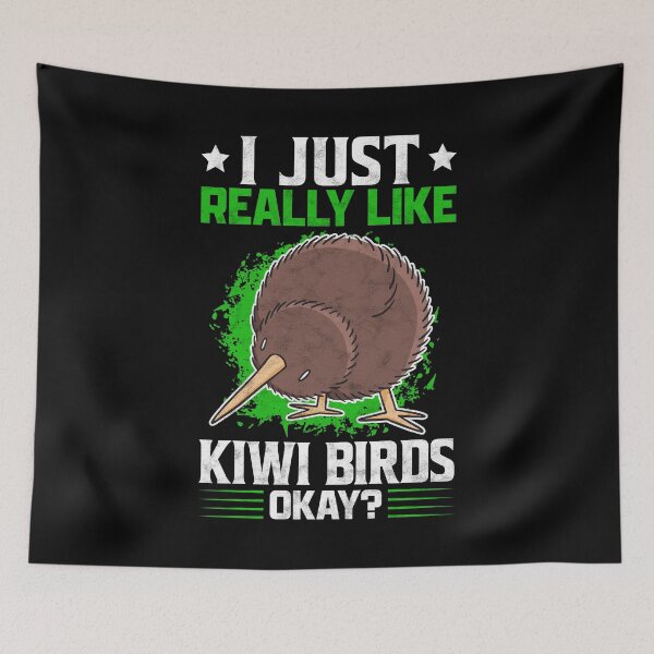 Item preview, I like kiwi bird snipe bouquet humor designed and sold by madgrfx.