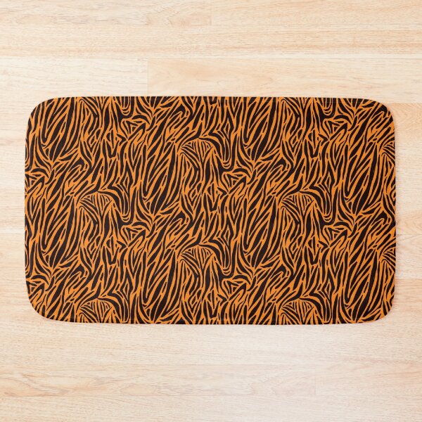 Item preview, Pattern With Orange Zebra Tiger designed and sold by SSK Designs.