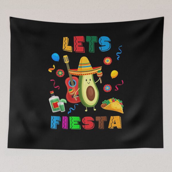 Item preview, Let's Fiesta Avocado And Tacos Cinco De Mayo Mexican Party Gift  designed and sold by rubysheila.