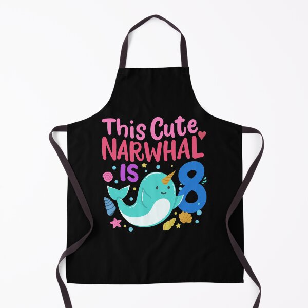 Item preview, 8th Birthday Narwhal Eight Years Old designed and sold by CreativeGiftShp.