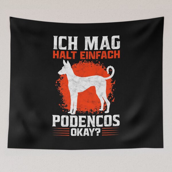 Item preview, I like Podenco Spanish hunting dog saying designed and sold by madgrfx.