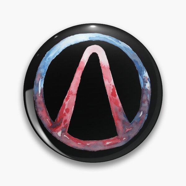 Item preview, Borderlands Vault Symbol Watercolour /Red and Blue designed and sold by HighFives555.