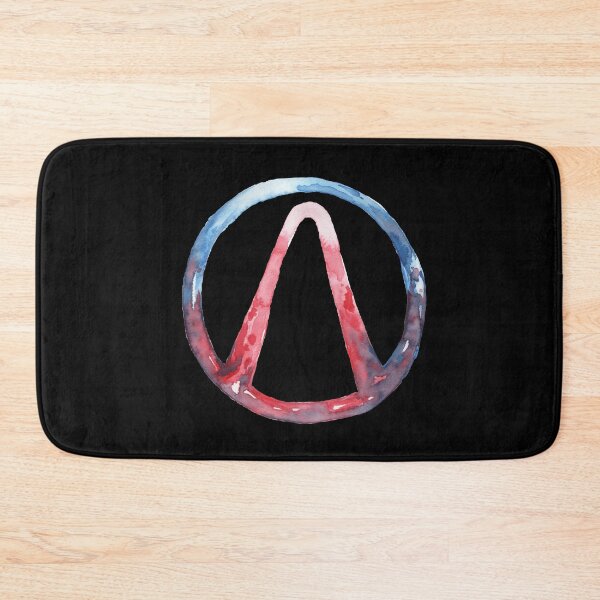 Item preview, Borderlands Vault Symbol Watercolour /Red and Blue designed and sold by HighFives555.