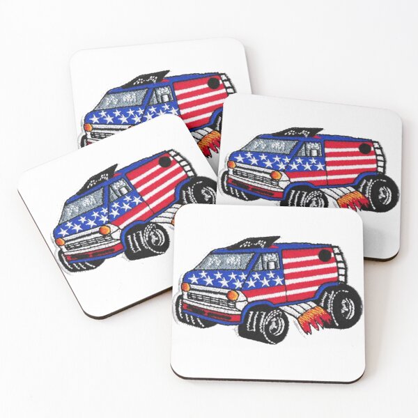 Item preview, Custom Van American Flag designed and sold by malibuclassic70.