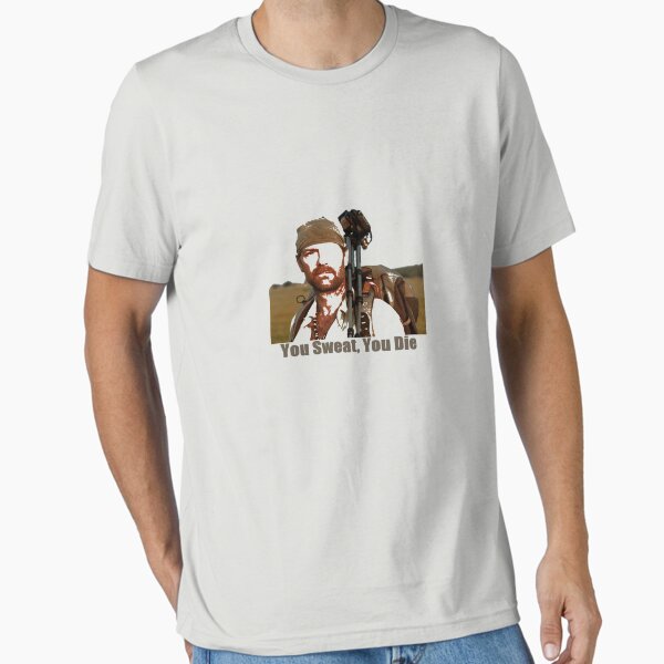 Vista previa del artículo con la obra «Les Stroud You Sweat You Die», diseñado y vendido por Bear-Essentials.