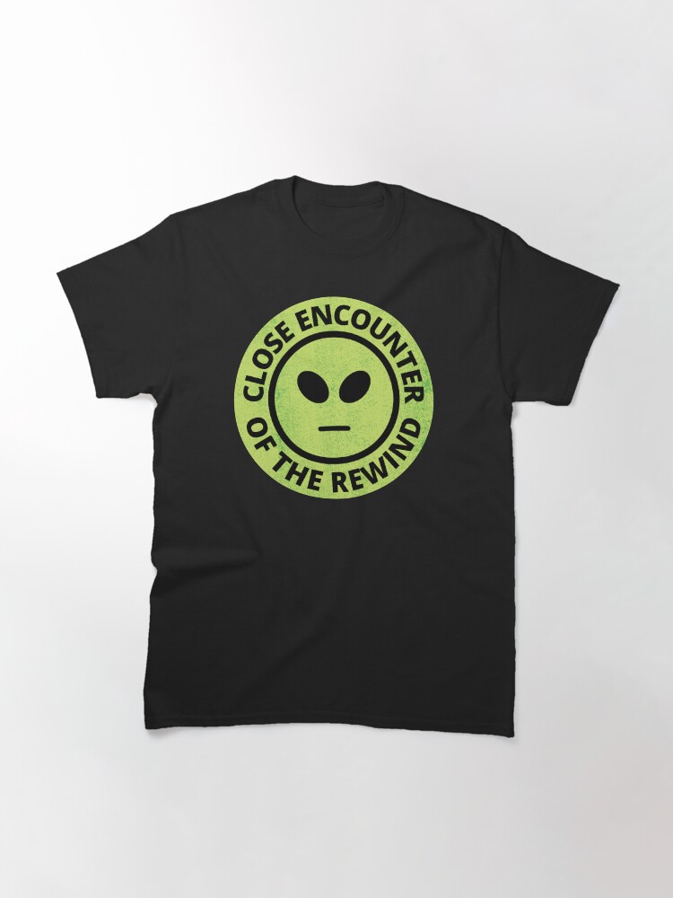 Thumbnail 3 of 7, Classic T-Shirt, Close Encounter of the Rewind VHS Sci-fi Parody designed and sold by MovieVigilante.