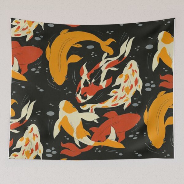 Item preview, Koi in Black Water  designed and sold by zidanmert.